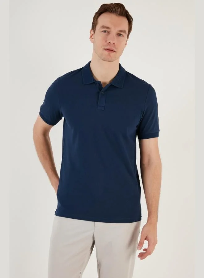 بوراتي تيشيرت بولو رجالي قطن بياقة بولو بثلاث قطع